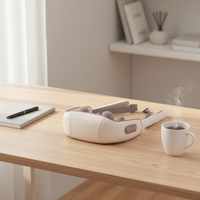 Masseur électrique sans fil multifonction pour épaules et nuque, massage Shiatsu 6D chauffant avec contrôle de la minuterie pour le corps entier et la taille