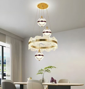 Lampada a Sospensione LED in Acrilico di Alta Qualità, Lampadario Moderno per Decorazione d'Interni, Produttori Specializzati in Luci Sospese LED (7063/3P) - Product Image 1