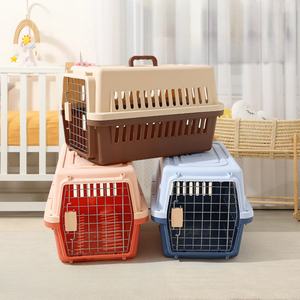Vente chaude en plastique Pet <span class=keywords><strong>Dog</strong></span> Cat Air Box Pliable Cat Out Travel Carrier Respirant Pet Cat Travel Box - Product Image 1