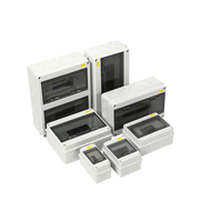 Boîtier de distribution électrique solaire étanche QHECO HT 36 voies en ABS/PC, certifié CE IP65, pour extérieur, avec boîtier de jonction MCB DC