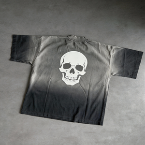 Alta calidad al por mayor Streetwear grueso 100% algodón suave impreso camiseta Unisex 300 Gsm de gran tamaño pesado con patrón - Product Image 2