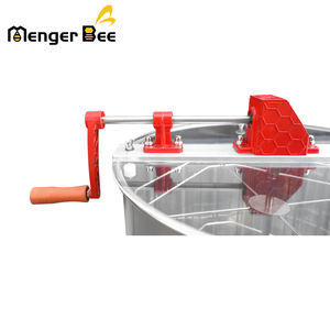 Extractor manual de miel, extractor giratorio de tambor de panal de acero inoxidable de 4 marcos, equipo de extracción de apicultura con manivela manual - Product Image 3