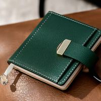 Carnet de poche carré A7, mini carnet portable à couverture rigide ligné, journal de voyage de luxe, logo personnalisé, cadeau