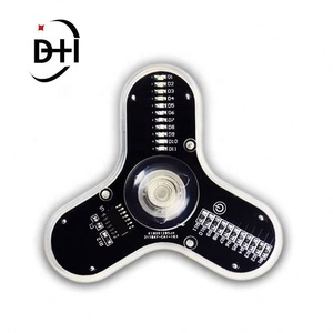 Kit Electrónico DIY para Fabricación de Fidget Spinner LED RG550, Giroscopio Luminoso de 3 Aspas, Kit de Soldadura de Piezas DIY para Entrenamiento Electrónico - Product Image 1