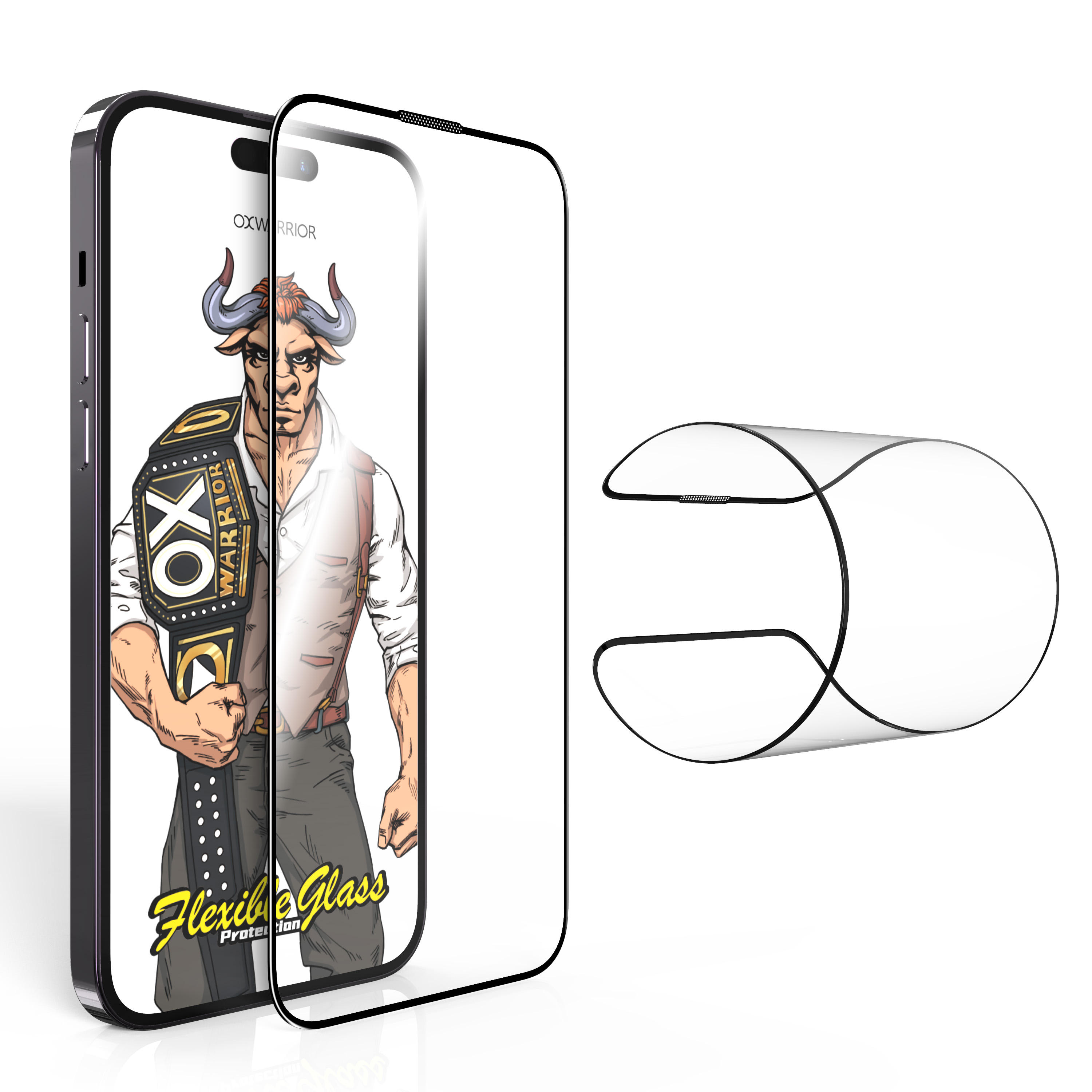 OX Warrior Series Ceinture dorée Verre