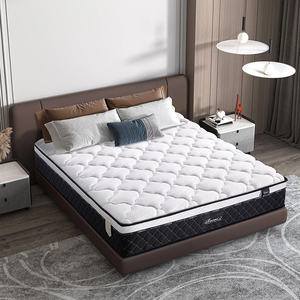 Modern Design Fabric 30CM Pocket Spring Mattress Queen Size Mattress Vacuum Compressed Gel Memory Foam Mattress