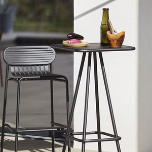 Table d'extérieur moderne et durable en <span class=keywords><strong>fer</strong></span> <span class=keywords><strong>forgé</strong></span> pour 6 personnes Ensemble <span class=keywords><strong>de</strong></span> chaises pour Villa Cour <span class=keywords><strong>Jardin</strong></span> Loisirs Café Lait Thé Boutique - Product Image 3