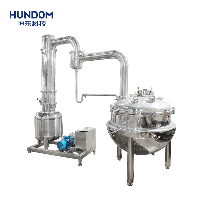 Бак для вакуумного концентратора декомпрессии из нержавеющей стали с горячим рефлюксом, фармацевтический бак для экстракции и концентрации