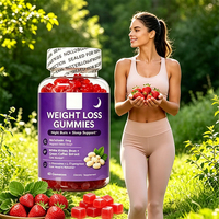 Gummies pour la gestion du poids au fruit du moine, érythritol, sans sirop de maïs, végétaliennes, sans gélatine, édulcorées à la stévia