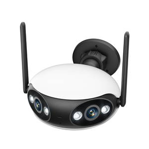 4Mp Dual Lens Super Wide Angle Panoramic Dome Camera Indoor <strong>Binocular</strong> Spotlight Night Vision Motion Detection Wi-Fi Connectivity - Product Image 1