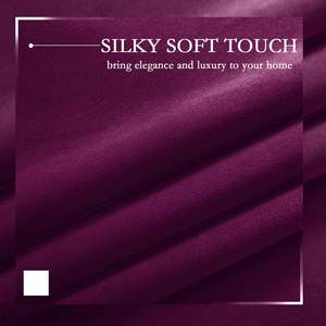 Œillets occultants 100% polyester, 1 pièce, rideaux en tissu velours pour fenêtre de chambre à coucher, salon et chambre à coucher - Product Image 6