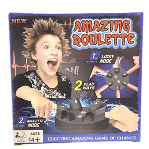 Machine à <span class=keywords><strong>roulette</strong></span> électrique Lucky Finger, jeu de hasard incroyable, détecteur de mensonges électrique, <span class=keywords><strong>roulette</strong></span> de choc, jeu de fête - Product Image 5