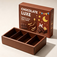 Boîte cadeau en papier écologique personnalisée, matériaux recyclés, impression quadricolore, design de logo personnalisé pour boulangerie, noix, jouets pour enfants