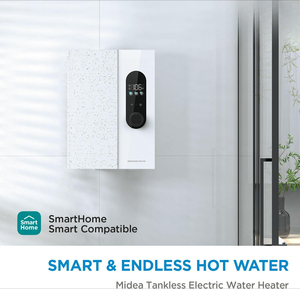 Calentador eléctrico de agua sin tanque de 13KW, control táctil, pantalla <span class=keywords><strong>LED</strong></span>, modo Niño, 240 voltios con modulación automática de potencia - Product Image 3