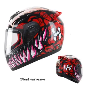 Popüler tasarım tam yüz maskesi en iyi motosiklet erkek karbon Fiber kask