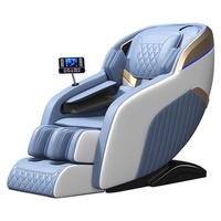 Fauteuil de massage Shiatsu JINGTOP à gravité zéro, massage complet du corps avec chauffage du dos et des jambes pour usage domestique