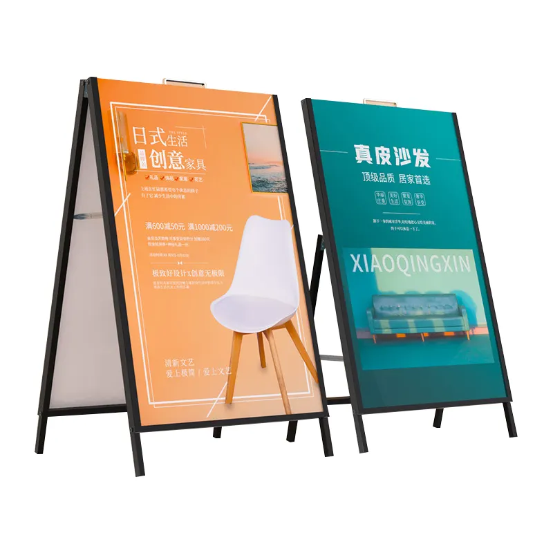 Chất Lượng Cao Ngoài Trời Kim Loại Poster Đăng Chủ Hội Đồng Quản Trị Sàn Hiển Thị Đứng Hiển Thị Đứng