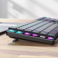 CX31 Low Profile Gaming Keyboard, Triple Connection Modes, Wear-resistant PBT Keycaps, 1.5m Cable, for Daily Work & Game