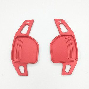 Pour <span class=keywords><strong>Audi</strong></span> <span class=keywords><strong>A3</strong></span> A4L A5 A6L Q3 Q5 8P R8 SEAT : Autocollant d'extension de palettes de changement de vitesse pour volant de voiture - Product Image 5