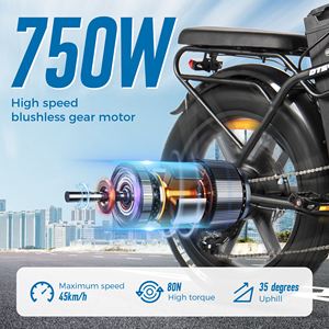 Chamrider DTS425 <span class=keywords><strong>Belgique</strong></span> batterie de pneu gros adulte dans la tige de selle longue portée 25 60 Mph vélo électrique pour la livraison de nourriture - Product Image 4