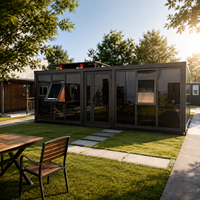 Suite Sanitaire Industrielle Préfabriquée en Acier Extensible Double Face Confort Personnalisé Écologique Installation Rapide pour Zones Suburbaines
