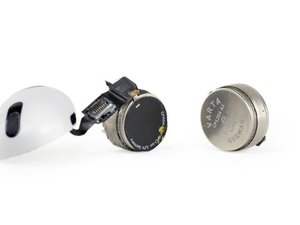 Batterie de remplacement pour écouteurs AirPods Pro CP1154 A3HOC 25mAh, ensemble droit + <span class=keywords><strong>gauche</strong></span> - Product Image 2