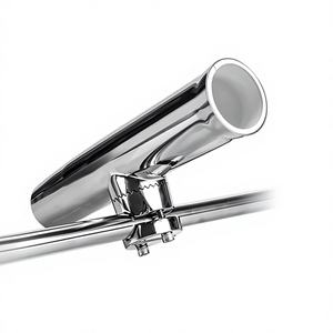 Accessoires de bateau de pêche fabriqués en usine, supports de cannes à pêche en acier inoxydable, quincaillerie marine personnalisée avec douilles pour cannes à pêche - Product Image 2