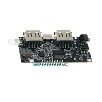 Module de batterie externe au lithium 18650 avec écran LCD, double USB 5V 1A 2.1A, carte PCB de charge rapide pour alimentation mobile DIY