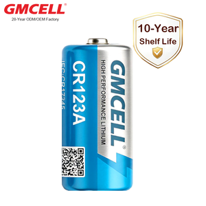 โรงงานผลิตแบตเตอรี่ CR123A แบบกำหนดเอง OEM CR17345 CR17335 แบตเตอรี่ 123 3.0V Li-MnO2 สำหรับเครื่องตรวจจับควันไฟ, ไฟฉาย, กล้อง - Product Image 1