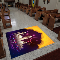 Tapis de prière en gros, tapis moelleux et duveteux pour salon, tapis doux pour enfants, tapis de sol pour salon et salle à manger