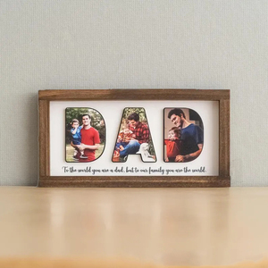 <span class=keywords><strong>Cadre</strong></span> photo <span class=keywords><strong>personnalisé</strong></span> de <span class=keywords><strong>papa</strong></span> d'usine cadeau du père en bois cadeau du père en bois <span class=keywords><strong>personnalisé</strong></span> - Product Image 2
