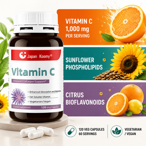 Suplemento de Vitamina C Nutracéutico Shecome, Apoyo al Sistema Inmunológico para Adultos, 120 Cápsulas de Vitamina C - Product Image 2