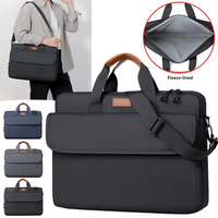 Bolsa para Portátil Personalizada al por Mayor, Resistente al Agua, de 15.6 Pulgadas, para Viajes, Negocios, Oficina, Maletín para Hombre