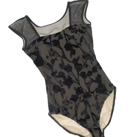 Justaucorps de gymnastique rythmique pour femmes adultes, imprimé floral numérique, en spandex, sexy, grandes tailles, service OEM Narsia