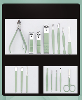 Ensemble de manucure le plus vendu ensembles de pédicure professionnels en acier inoxydable kits de coupe-ongles de haute qualité