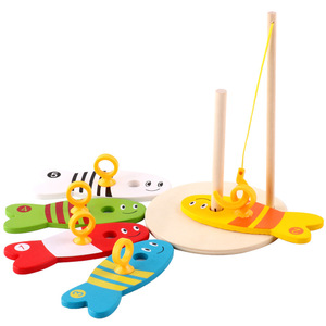Sussidi <span class=keywords><strong>didattici</strong></span> educativi Set da pesca digitale <span class=keywords><strong>in</strong></span> <span class=keywords><strong>legno</strong></span> colonna giocattolo genitore-figlio Puzzle gioco di educazione precoce <span class=keywords><strong>blocchi</strong></span> di costruzione - Product Image 1