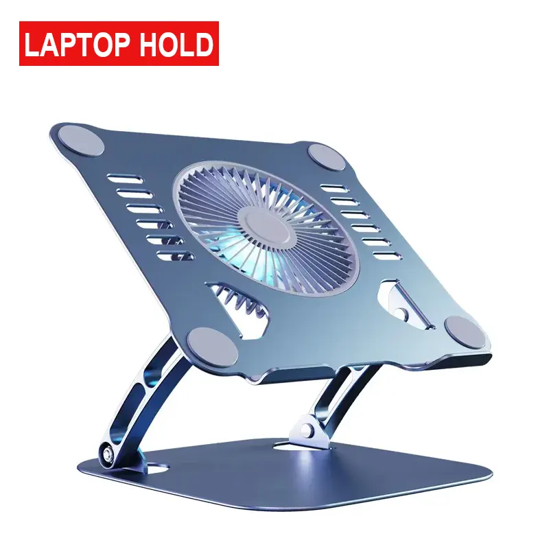 notebook computer stand Height angle adjustable 15.6 Aluminum laptop stand with cooling fan macbook pro vertical stand