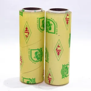 High Quality Large Roll Pvc Plastic Wrap Can Be Customized For Vegetable Packaging Soft Plastic Wrap Transparent Plastic Wrap