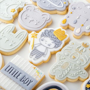 New Cookie Công Cụ Ma Thuật Cậu Bé Xe Fondant Biscuit Khuôn Stars Trăng Rocket Flying Saucer Acrylic Dập Nổi Khuôn Nhựa Cookie Cutter - Product Image 2