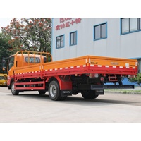 Truk Diesel Euro 5 Baru 700P 189HP 4X2 6m Single Cab Stake Body Cargo Truck dengan Kamera Belakang