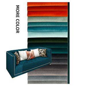 Vải Bọc Hỗn Hợp Nhung Co Giãn Molfino Chống Dầu OKL24125 Cho Sofa Hình Chữ L Bộ Bọc Nhung Mosha Phòng Khách - Product Image 1