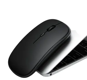 T-זאב מותאם אישית לוגו OEM דק שקט עכבר 2.4GHz USB 4D אופטי אלחוטי נטענת עכבר עבור מחשב