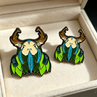 Broches en émail personnalisées de personnage elfe de la forêt en dessin animé, badges métalliques sur mesure pour sacs à dos et vêtements, vente en gros