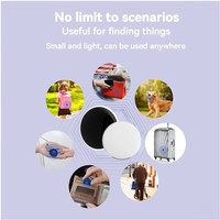 Traceur GPS Mini Anti-Perte pour Animaux de Compagnie, Dispositif de Suivi Personnel Global, Alarme sans Frais, Compatible iOS et Android, le Plus Petit Traceur GPS