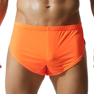 TAUWELL Pantalones Cortos de Boxeador de Seda Helada para Hombre, Transpirables, de Corte Alto Lateral, Pantalones Holgados de Moda, Pantalones Casuales para el Hogar y Dormir - Product Image 4