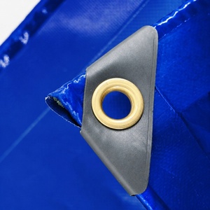Lona Impermeable Azul para Exteriores, Cubierta para Carpas, Tejido Plano, Peso Medio, Resistente, 3800D*930D, Conteo de Hilos 350 Gsm - Product Image 4