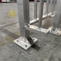 Panneau de clôture en aluminium soudé 6063-T5, extrudé sur mesure pour bassin de traitement des eaux usées, clôture de sécurité thermolaquée, vente en gros