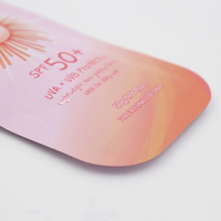 Pochette souple en plastique recyclable avec bec verseur, conception personnalisée, impression sur mesure pour lotion cosmétique et crème visage - Taille et couleur personnalisables