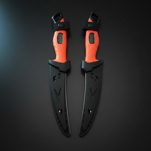 มีดพกพาสำหรับตกปลาและตั้งแคมป์ สแตนเลส 3CR13 ปลายหยดน้ำ หนา 2 มม. ด้ามพลาสติก OEM EDC DIY เกรดอุตสาหกรรม - Product Image 6