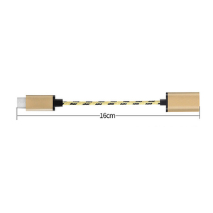 नायलॉन लट USB3.0 एडाप्टर कॉर्ड माइक्रो यूएसबी OTG केबल प्रकार सी मोबाइल फोन सैमसंग एलजी के लिए यू फ्लैश - Product Image 2